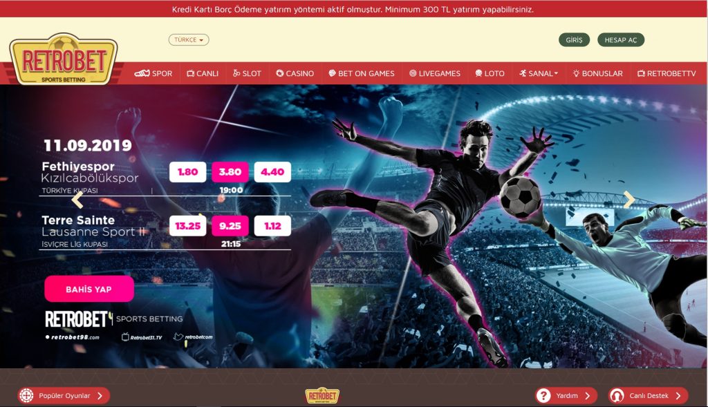 Retrobet bahis turkiye