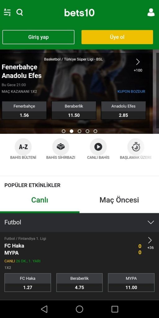 Bets10 Indir turkiye